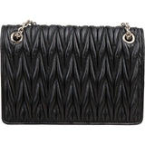 Miu Miu Matelassé Nappa Leather Crystal Small Flap Crossbody Bag