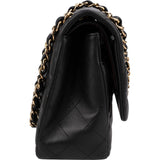 Chanel Quilted Lambskin Jumbo Double Flap Crossbody Bag