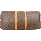 Louis Vuitton Monogram Canvas Keepall 55 Bandoulière Travel Bag