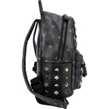 MCM Monogram Visetos Black Stark Bebe Boo Backpack