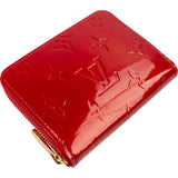 Louis Vuitton Monogram Vernis Leather Zippy Coin Purse Wallet