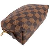 Louis Vuitton Monogram Damier Ebene Canvas Cosmetic Pouch PM