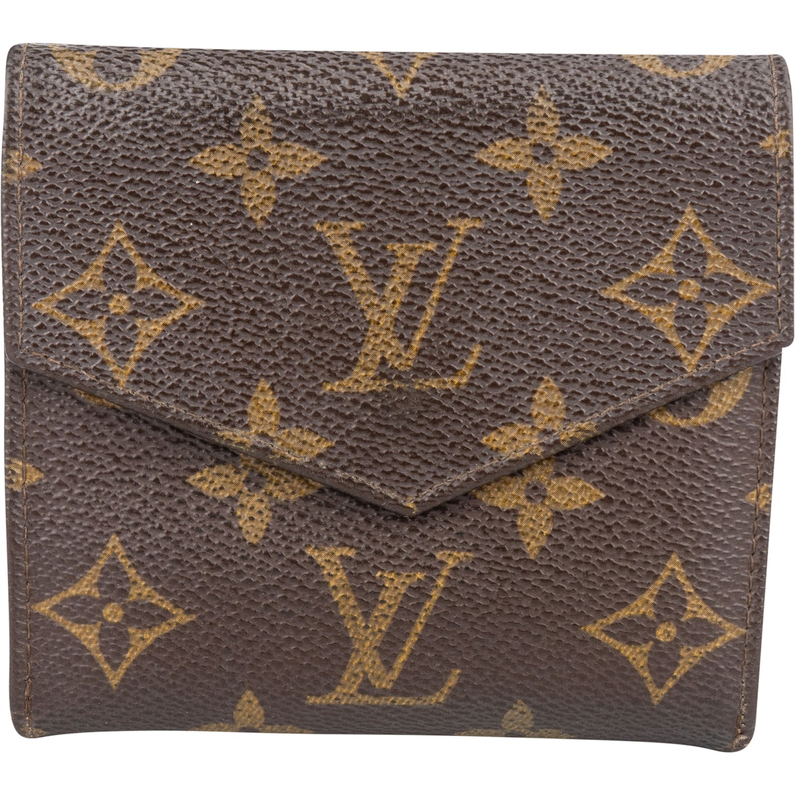 Louis Vuitton Monogram Canvas Elise Wallet - vintageandkickz
