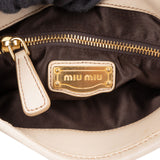 Miu Miu Matelassé Leather Coffer Handbag