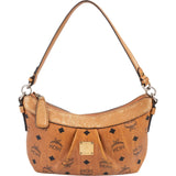 MCM Monogram Visetos Hobo Shoulder Bag