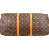 Louis Vuitton Monogram Canvas Keepall 50 Bandoulière Travel Bag