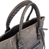 Balenciaga Grey Leather Sunday Tote Handbag