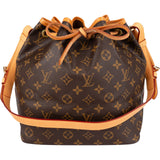 Louis Vuitton Monogram Canvas Sac Noé Petit Shoulder Bag