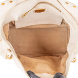 Miu Miu Smooth Leather Turnlock Satchel Handbag