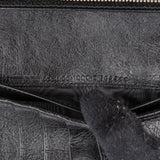 Balenciaga Black Leather Classic City Wallet On Strap Shoulder Bag