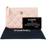 Chanel Quilted Lambskin Classic Zipped Coin Pouch Wallet