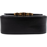 Celine Shiny Calfskin Mini Triomphe Crossbody Bag