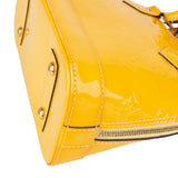 Louis Vuitton Monogram Yellow Vernis  Alma BB Handbag