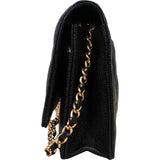 Chanel Quilted Caviar Leather Wallet on Chain Crossbody Bag