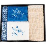 Fendi & Other Monogram Floral Towel Set