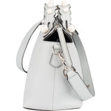 Fendi Leather Pearl Embellished By The Way Boston Handbag