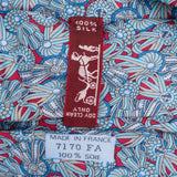 Hermès Printed Tournament Ribbon Pattern Silk Tie Krawatte