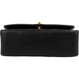 Chanel Quilted Lambskin Diana 24K Gold Single Flap Crossbody Bag