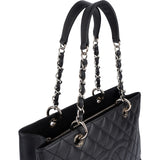 Chanel Quilted Caviar Leather Grand Shopping CC Handbag