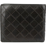 Bottega Veneta Dark Green Intrecciato Leather Bifold Wallet