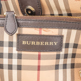 Burberry Haymarket Nova Check Hobo Shoulder Bag
