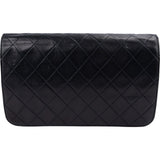 Chanel Quilted Lambskin 24K Gold Single Flap Shoulder Bag