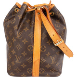 Louis Vuitton Monogram Canvas Sac Noé Petit Shoulder Bag