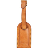 [🔄️B10 / F63] Louis Vuitton Vachetta Leather Luggage Tag - vintageandkickz