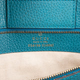 Gucci Pebbled Leather Swing Tote Shoulder Bag