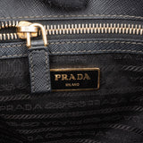 Prada Black Saffiano Leather Galleria Handbag