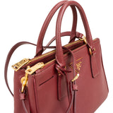 Prada Saffiano Leather Small Galleria Handbag