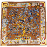 Hermès Fantaisies Indiennes Silk 90 Scarf Tuch