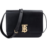 Burberry Calfskin Box Leather TB Crossbody Bag
