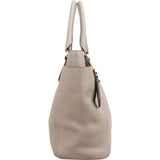 Prada Grey Vitello Daino Tote Handbag