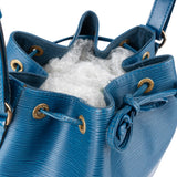 Louis Vuitton Blue Epi Leather Sac Noé Petit Shoulder Bag
