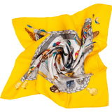 Hermès Oeufs a la Neige Silk90 Scarf Tuch