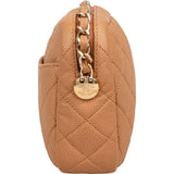 Chanel Quilted Caviar Leather Tassel Camera Crossbody Bag