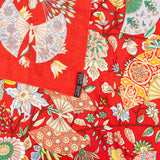 Hermès Eventails Cashmere Silk 140 Scarf Tuch FLEURS ET PAPILLONS DE TISSUS