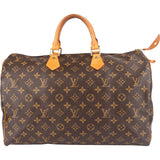 Louis Vuitton Monogram Canvas Speedy 40 Handbag - vintageandkickz