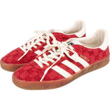 Gucci x Adidas Red Monogram GG Canvas Gazelle Sneakers (US 8 ½ / EU 42)