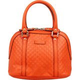 Gucci Microguccissima Leather Grey Mini Dome Handbag