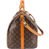 Louis Vuitton Monogram Canvas Keepall 55 Bandoulière Travel Bag