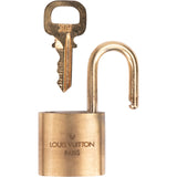 Louis Vuitton Classic Brushed Gold Lock Schloss Padlock