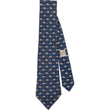 Hermès Turtle Print Silk Tie Krawatte