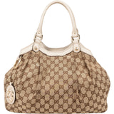 Gucci Monogram GG Canvas Sukey Tote Handbag