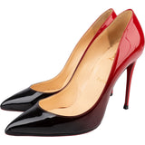 Christian Louboutin Patent Ombre Multicolor Leather Dégradé So Kate 120 Pumps (38,5)