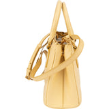 Prada Yellow Saffiano Leather Small Galleria Handbag