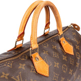 Louis Vuitton Monogram Canvas Speedy 35 Handbag
