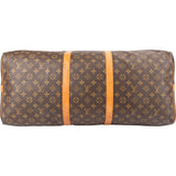 Louis Vuitton Monogram Canvas Keepall 60 Bandoulière Travel Bag
