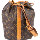 Louis Vuitton Monogram Canvas Sac Noé Petit Shoulder Bag